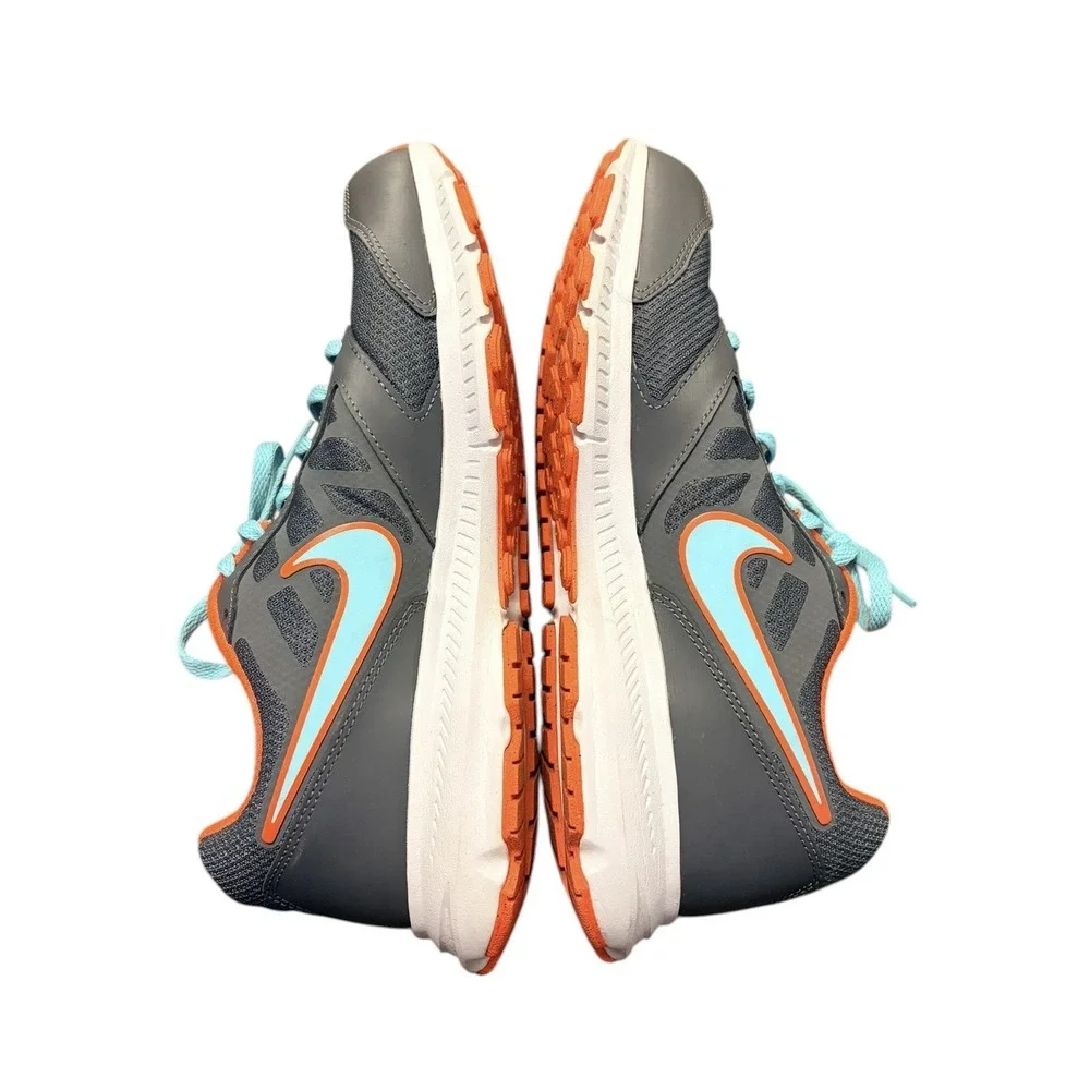 Nike Womens Downshifter 6 684765-018 Grey Blue Running‎ Shoes Lace Up Size 10